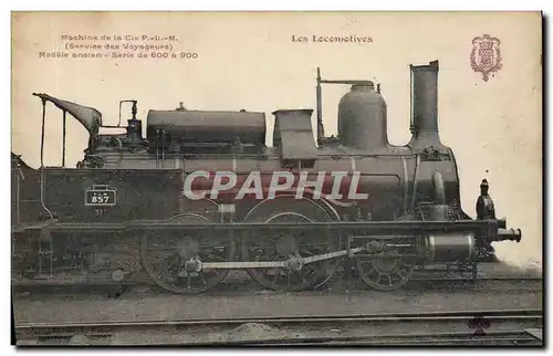 Ansichtskarte AK Train Locomotive Machine de la cie PLM