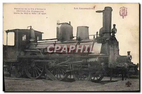 Ansichtskarte AK Train Locomotive Machine de la Cie d&#39Orleans Service des voyageurs