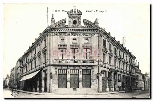 Cartes postales Le theatre francais Tours
