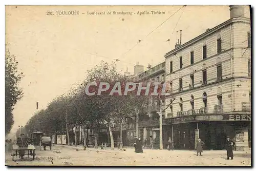 Cartes postales Toulouse Boulevard de Strasbourg Apollo Theatre