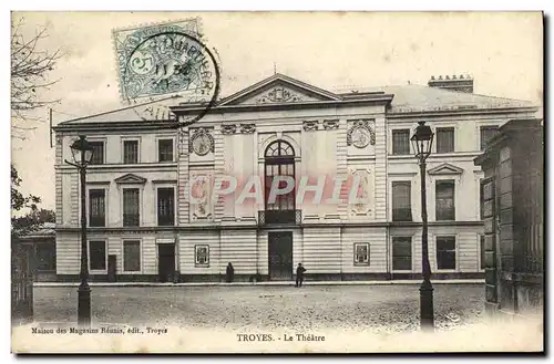 Cartes postales Le theatre Troyes