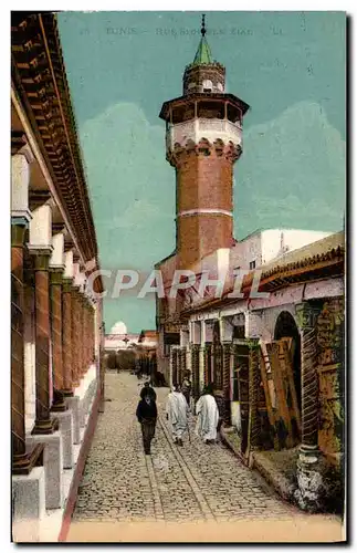 Cartes postales Le theatre Tunis Rue Sidi Ben Ziad