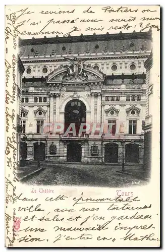 Cartes postales Le theatre Tours