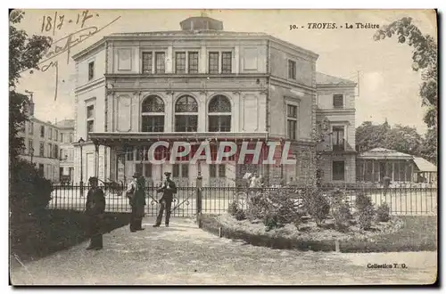 Cartes postales Le theatre Troyes