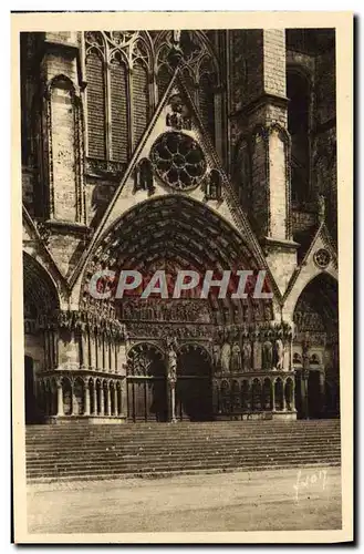 Cartes postales Bourges La Cathedrale et L'Hotel de Ville