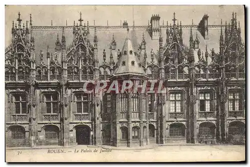 Cartes postales Rouen Le Palais de Justice