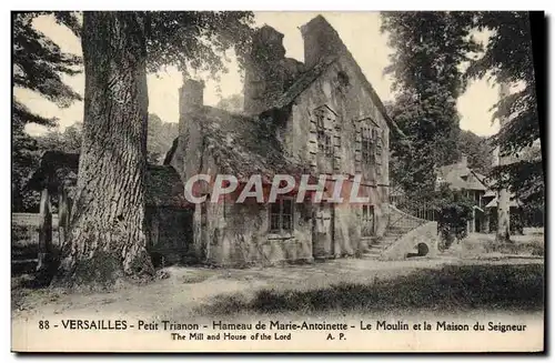 Ansichtskarte AK Versailles Petit Trianon Hameau de Marie Antoinette Le moulin et la maison du seigneur