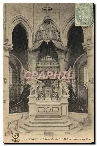 Cartes postales Pontigny Chasse de Saint Edme Dans l&#39eglise