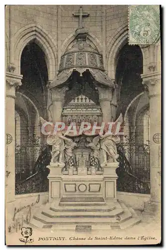 Cartes postales Pontigny Chasse de Saint Edme Dans l'eglise