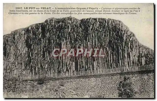 Ansichtskarte AK Le Puy en Velay Ensemble des orgues d&#39Espaly