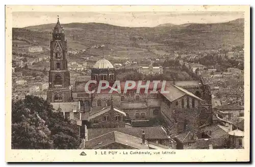 Ansichtskarte AK Le Puy La Cathedrale Vue laterale