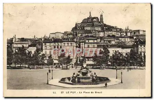 Cartes postales Le Puy en Velay La Place du Breuil