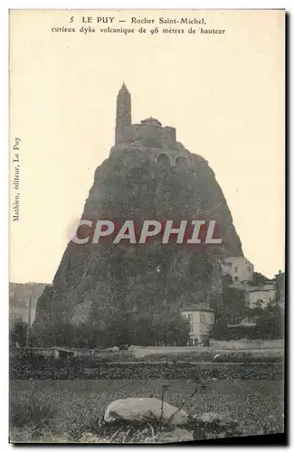 Cartes postales Le Puy en Velay Rocher Saint Michel