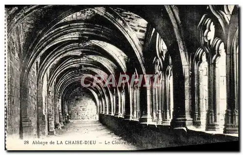 Ansichtskarte AK La Chaise Dieu Abbaye Le cloitre