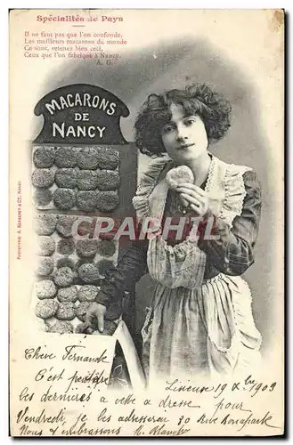 Ansichtskarte AK Specialites de pays Macarons de Nancy