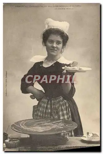 Cartes postales Folklore Crepe bretonne