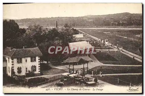 Cartes postales Cheval Equitation Hippisme Vichy Le Champ de course Le pesage