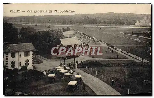 Cartes postales Cheval Equitation Hippisme Vichy Vue generale de l&#39hippordrome