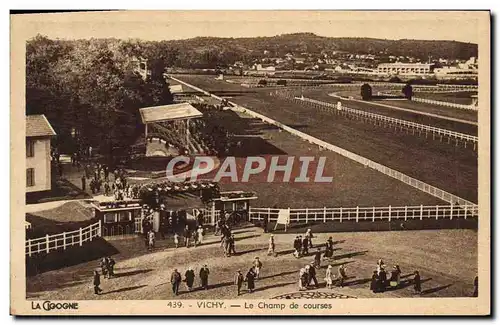 Cartes postales Cheval Equitation Hippisme Vichy L&#39hippodrome Le Parl mutuel