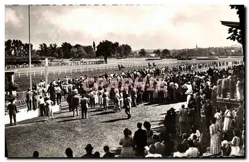 Cartes postales Cheval Equitation Hippisme Maisons Laffitte Champ de courses Vue generale du pesage