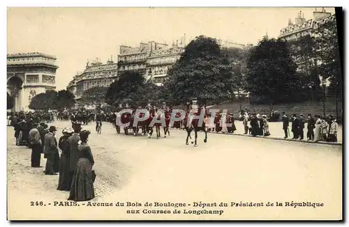 Cartes postales Cheval Equitation Hippisme Marseille Parc Borely Le Champ de courses