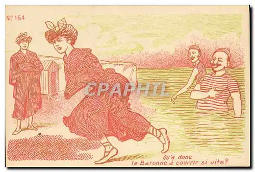 Cartes postales Nu erotique Femme La baronne
