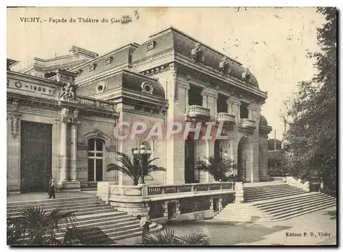Cartes postales Vichy Facade du Theatre