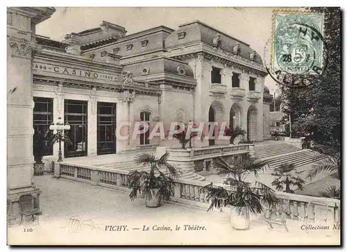 Cartes postales Theatre Le casino Vichy