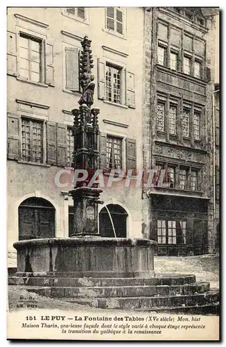 Ansichtskarte AK Le Puy La Fontaine des Tables