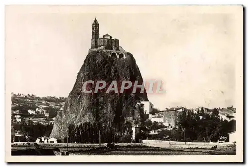 Ansichtskarte AK Le Puy La Chapelle et le Rocher St Michel d&#39Aiguilhe