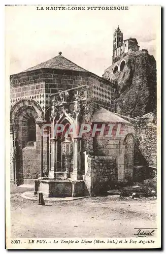 Ansichtskarte AK Le Puy Le Temple de Diane et le Puy Aiguilhe