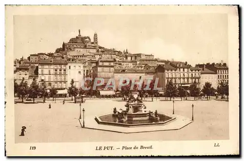 Cartes postales Le Puy en Velay Place du Breuil