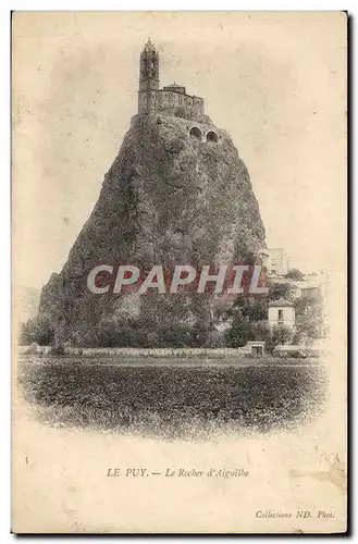 Cartes postales Le Puy en Velay Le Rocher d'Aiguilbe