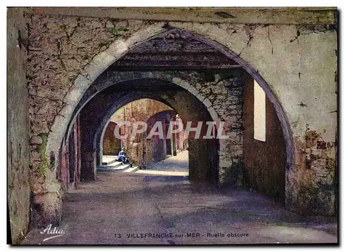 Ansichtskarte AK Villefranche Sur Mer Ruelle Obscure