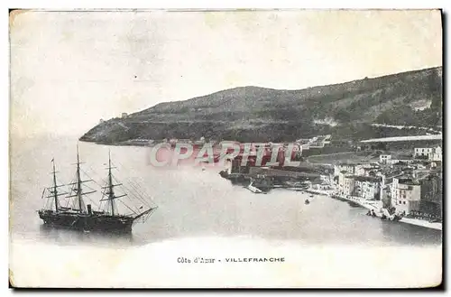 Cartes postales Villefranche Sur Mer Bateau