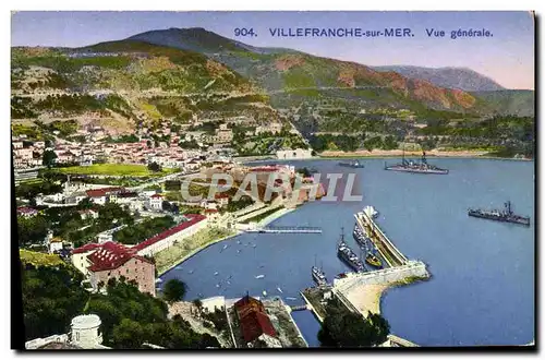 Cartes postales Villefranche Sur mer Vue Generale