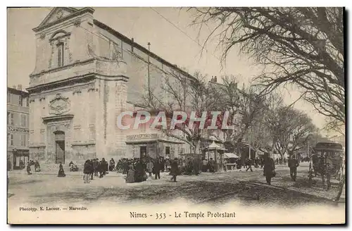 Cartes postales Nimes Temple protestant