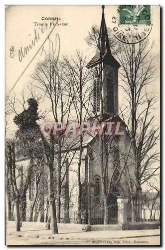 Cartes postales Corveil Temple protestant