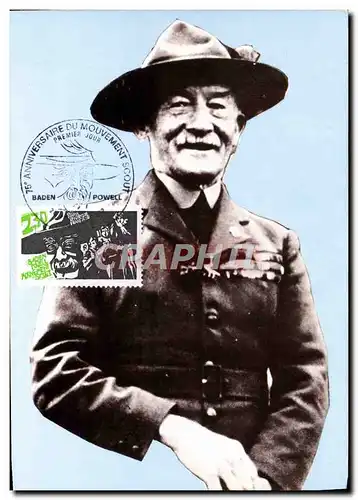 Cartes postales Scout Jamboree Lord Baden Powell et le mouvement Scout