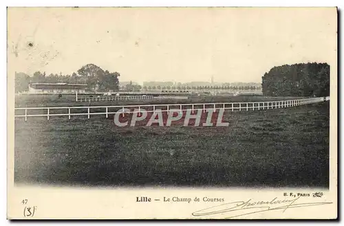 Ansichtskarte AK Cheval Equitation Hippisme Lille Le champ de courses