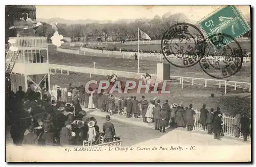 Ansichtskarte AK Cheval Equitation Hippisme Marseille le champ de courses du parc Borely