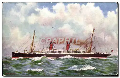 Cartes postales Bateau Paquebot SS Caronia