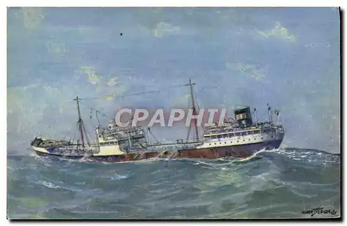 Cartes postales Bateau Petrolier