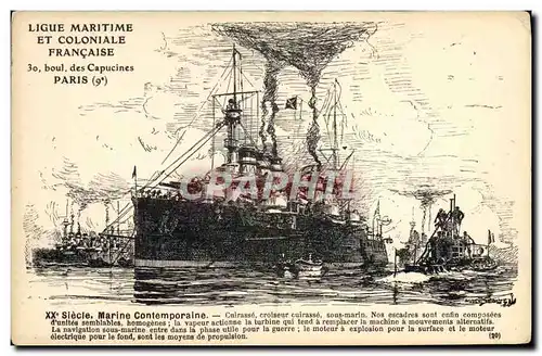 Cartes postales Bateau Marine contemporaine Sebille