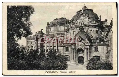 Cartes postales Theatre Wiesbaden Theater Vestibul