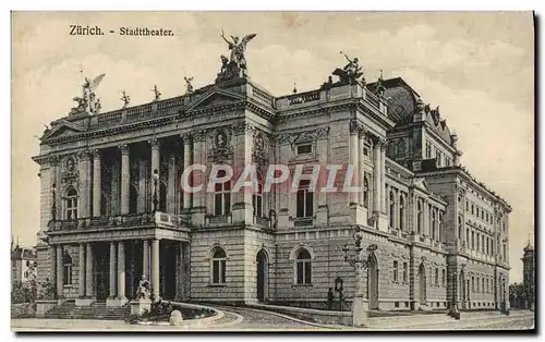 Cartes postales Theatre Zurich Stadttheater