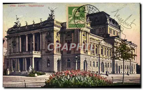 Cartes postales Theatre Zurich Stadttheater
