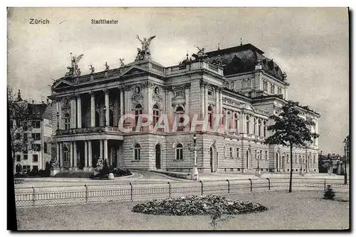 Cartes postales Theatre Zurich Stadttheater