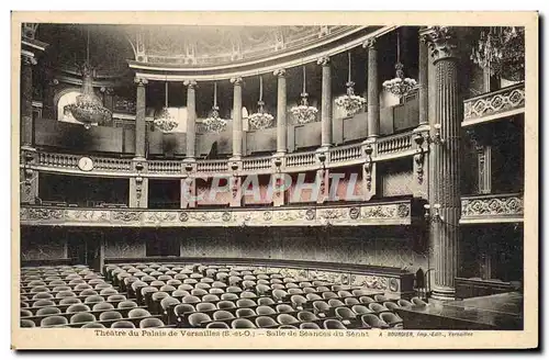 Cartes postales Theatre du palais de Versailles Salle de seances du Senat