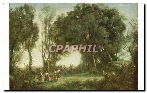 Cartes postales Corot Une matinee